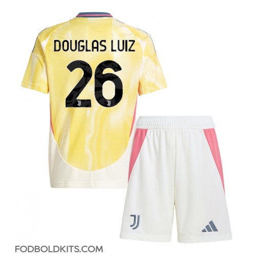 Juventus Douglas Luiz #26 Udebanesæt Børn 2024-25 Kortærmet (+ Korte bukser)